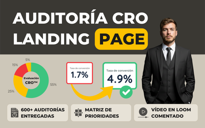[ES] Auditoría CRO – Landing Page