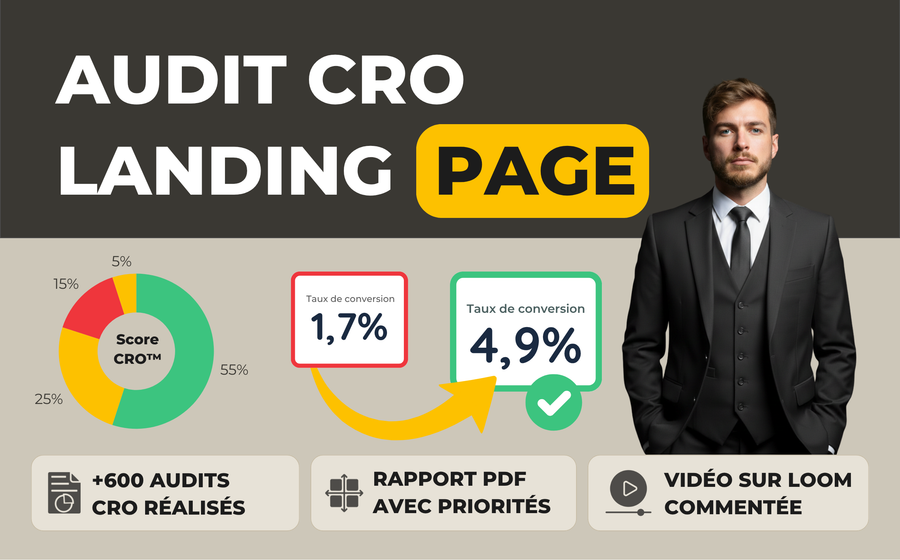 Audit CRO de landing page
